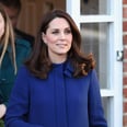 Kate Middleton's Royal Blue Coat Matches Her Iconic Engagement Ring Perfectly