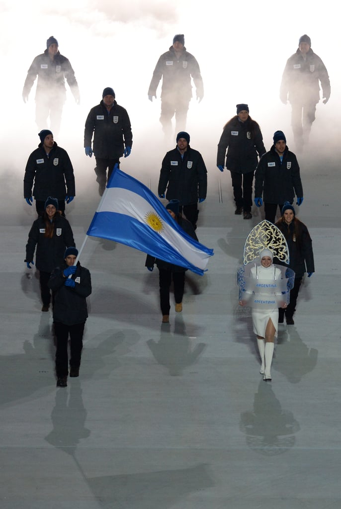 Escorts at Sochi Opening Ceremony