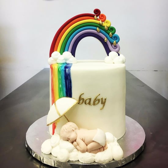 Rainbow Baby Shower Cakes