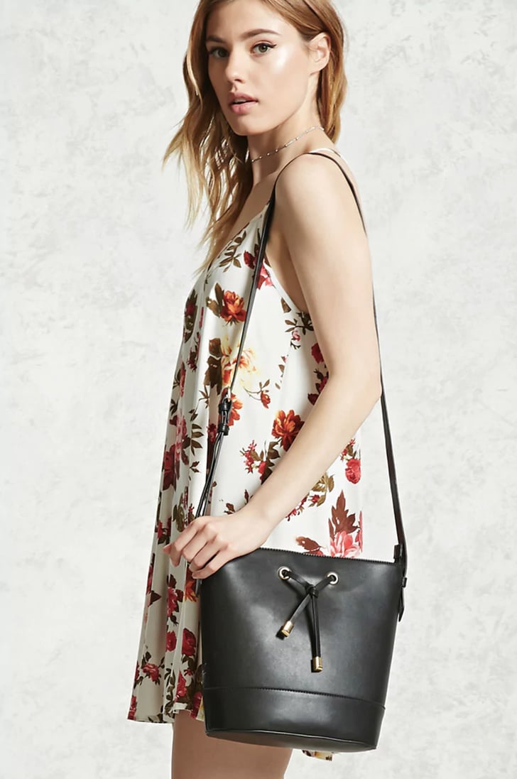 Forever 21 Faux Leather Shoulder Bag Cheap Purses POPSUGAR Fashion