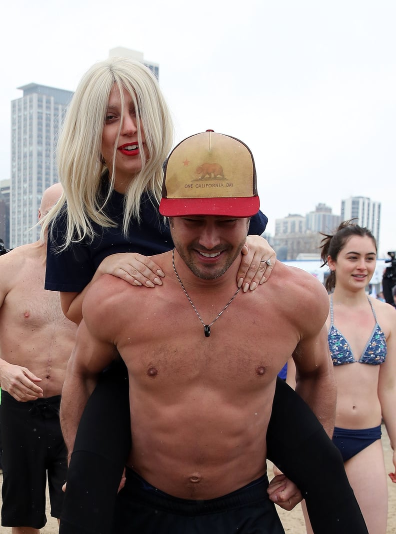 The Polar Plunge With Her Shirtless Beau