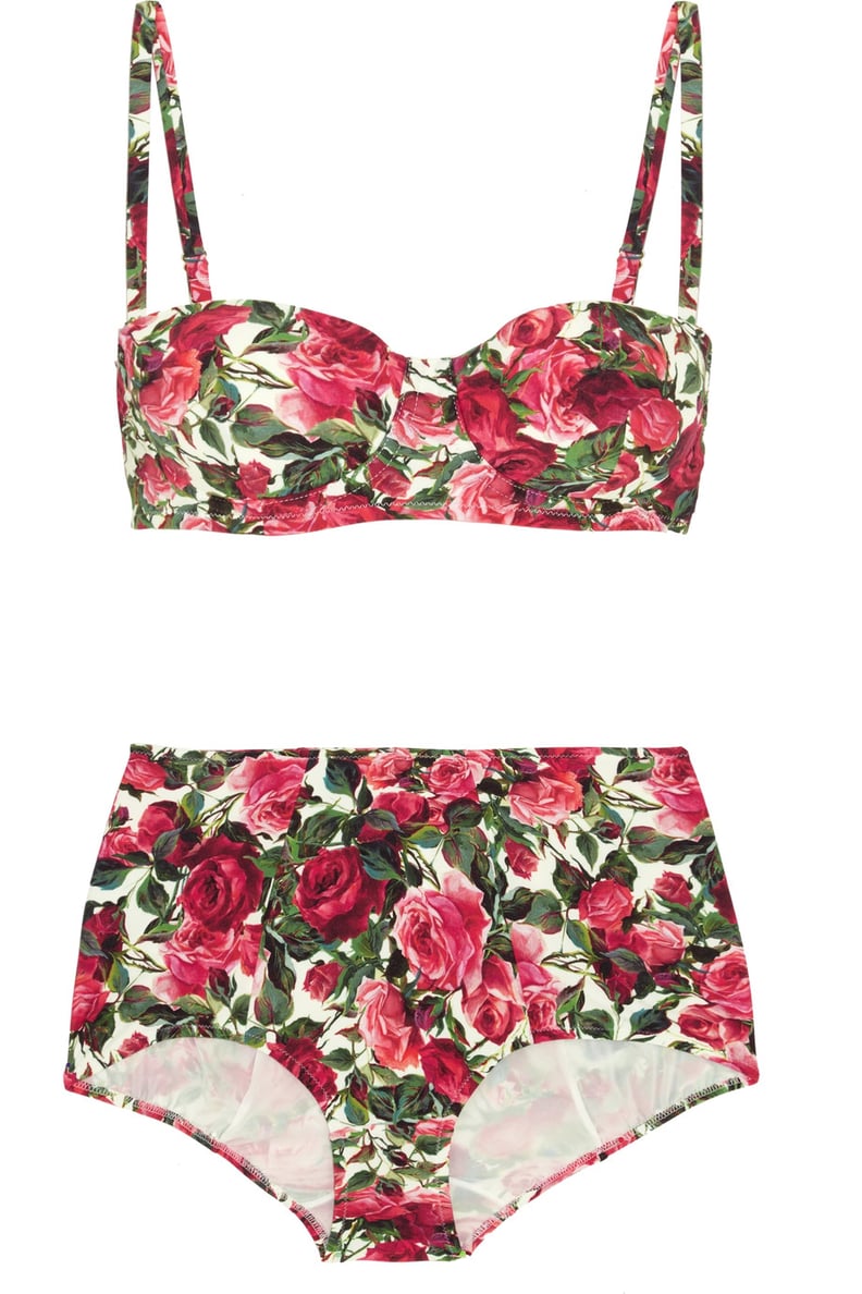 Dolce & Gabbana Floral Print Bikini