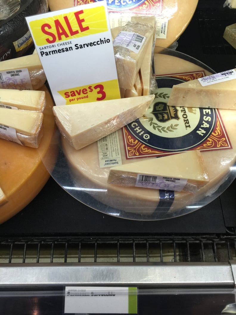 Best Whole Foods Product: Sartori Parmesan Sarvecchio ($14/lb.)