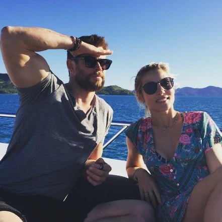 Chris Hemsworth Instagram About Wife October 2016