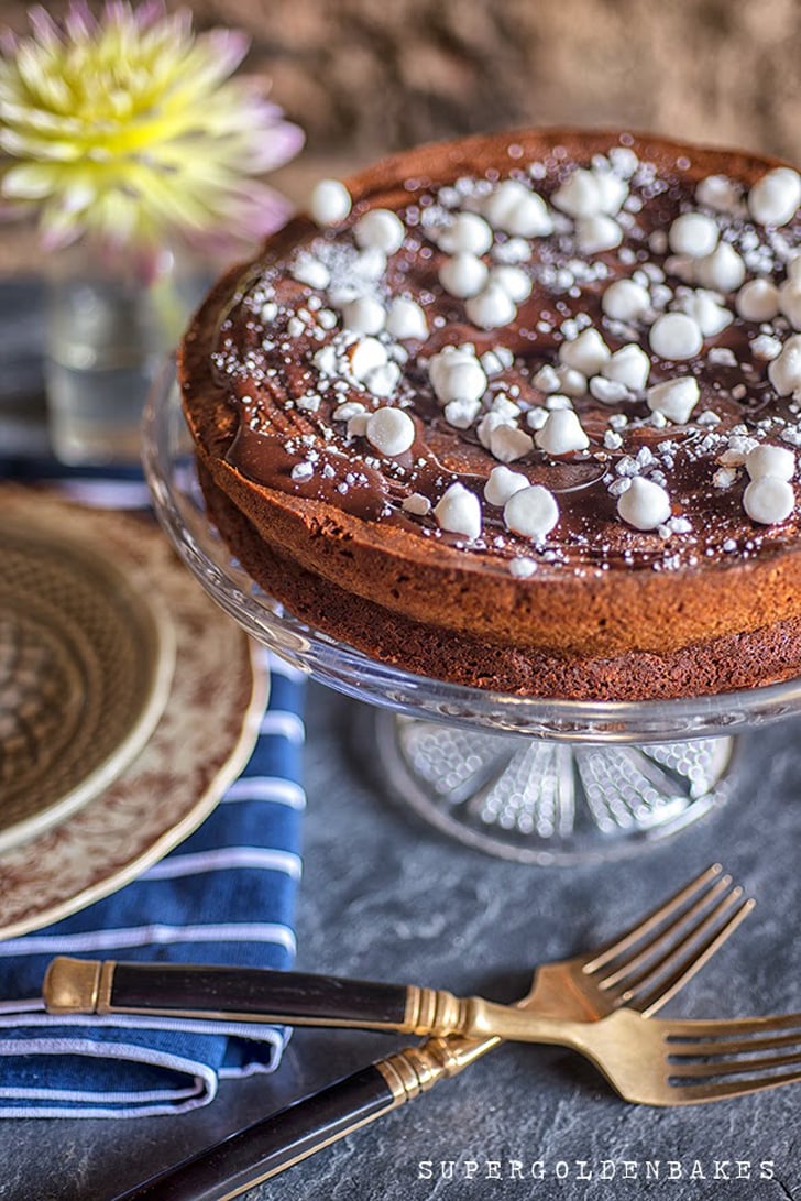 Flourless Chocolate-Pecan Cake