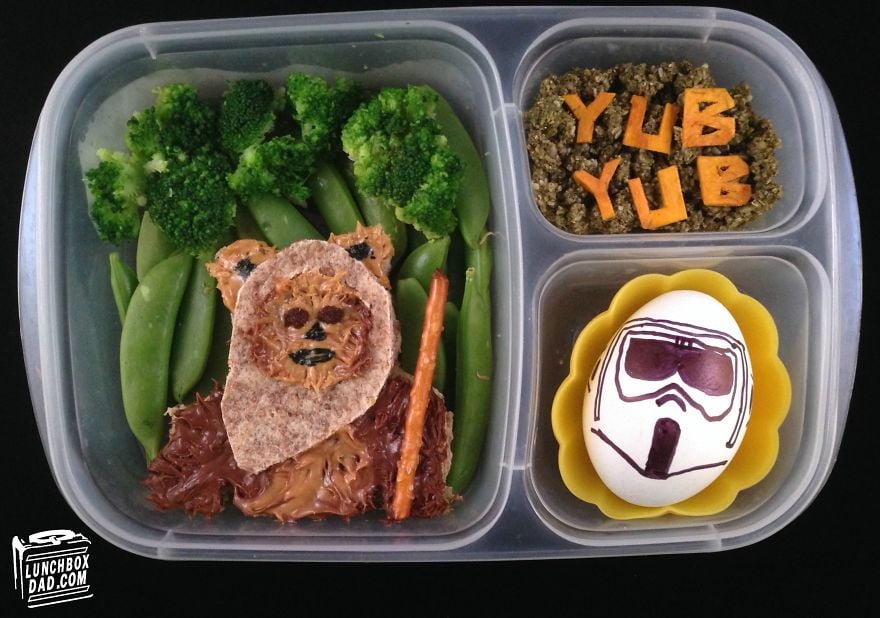 Creative Star Wars School Lunches