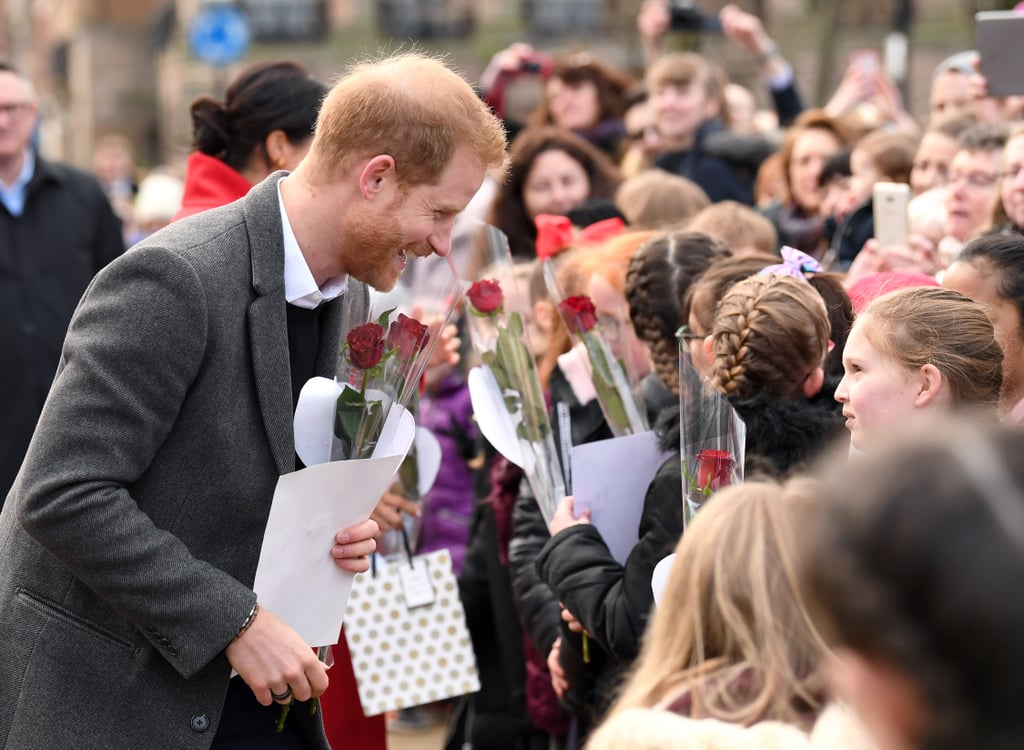 Meghan Markle Prince Harry Let Blind Kids Touch Their Faces