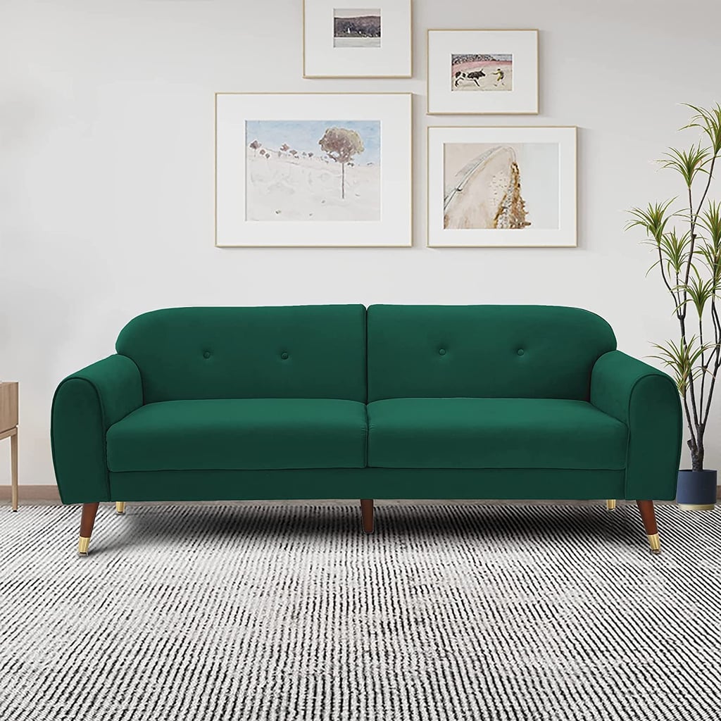 Sofas: Loveseat With Wood Legs