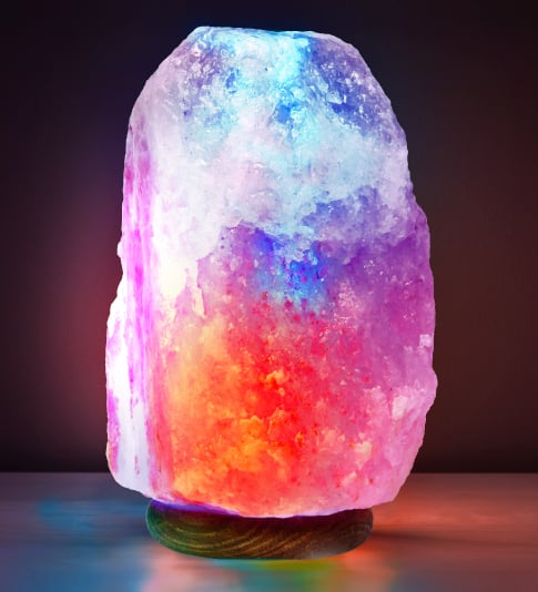 Colour changing himalayan salt lamp hot sale
