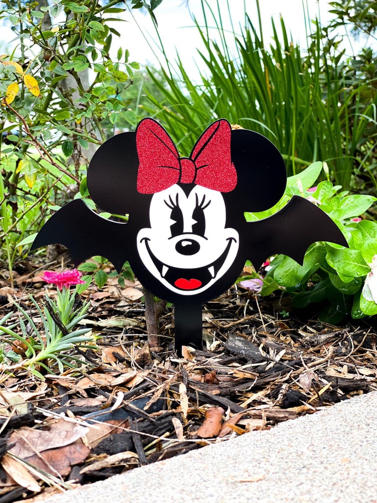 Minnie Bat Halloween Garden Stake