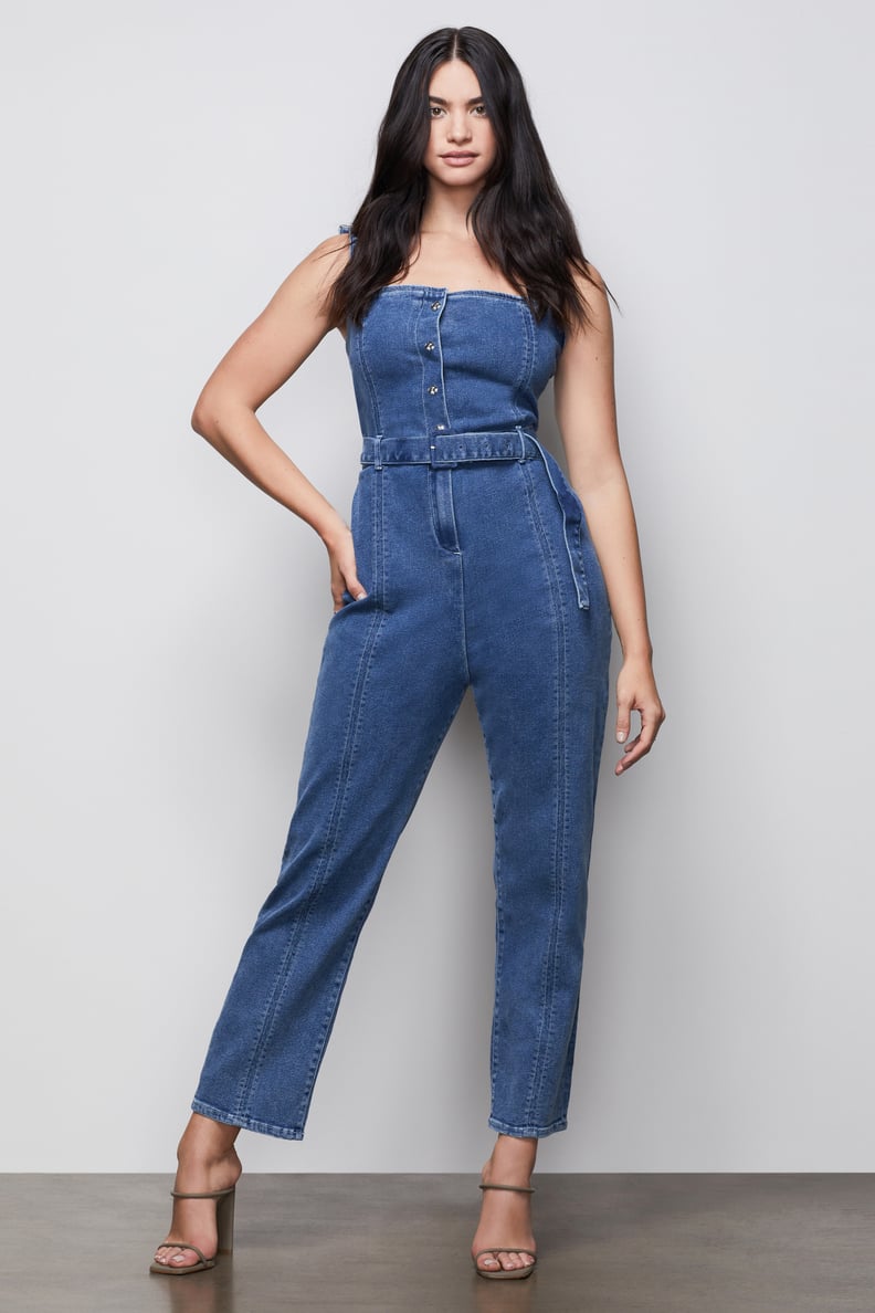 Good American Belted Corset Jumpsuit