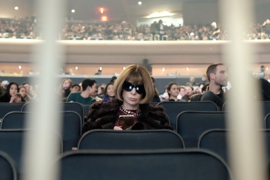 Anna Wintour Got Lost at Kanye's Fashion Show