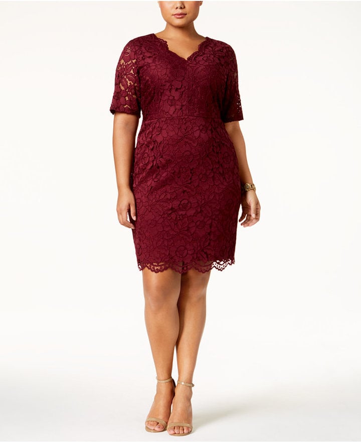 Ellen Tracy Lace Sheath Dress