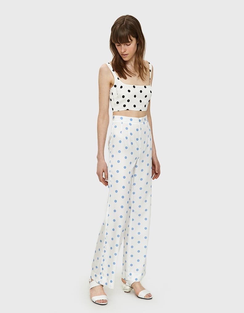 Maryam Nassir Zadeh Serra Polka Dot Trousers