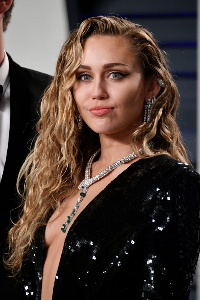 Miley Cyrus Vanity Fair Oscar Party Dress 2019