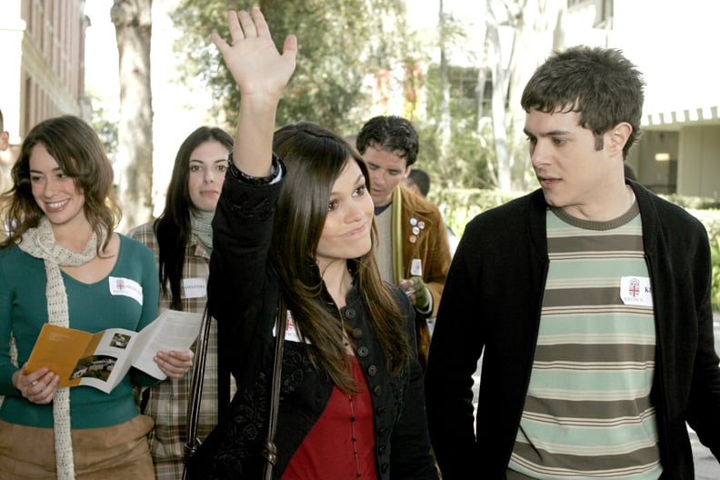 THE O.C., Rachel Bilson, Adam Brody, 'The College Try', (Season 3, aired April 20, 2006), 2003-2007. photo: C. Kaelson /  WB / Courtesy: Everett Collection