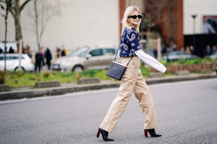 Proof that khaki pants can feel far from boring. | How to Wear Wide-Leg ...