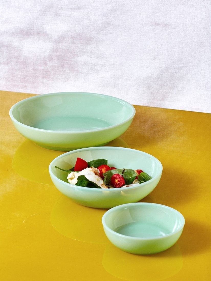 Mosser Glass Mosser Colored Glass Batter Bowl - Milk Glass