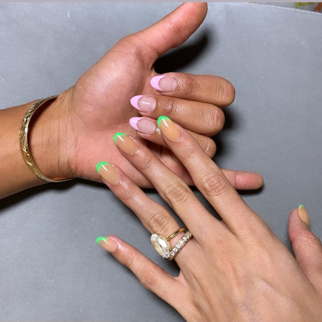 Celebrity French Manicure Trend To Try In 2020 Popsugar Beauty