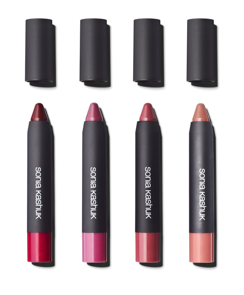 Lustrous Shine Lip Crayon in Dahlia, Orchid, Peony, and Sweet Pea, $9 each