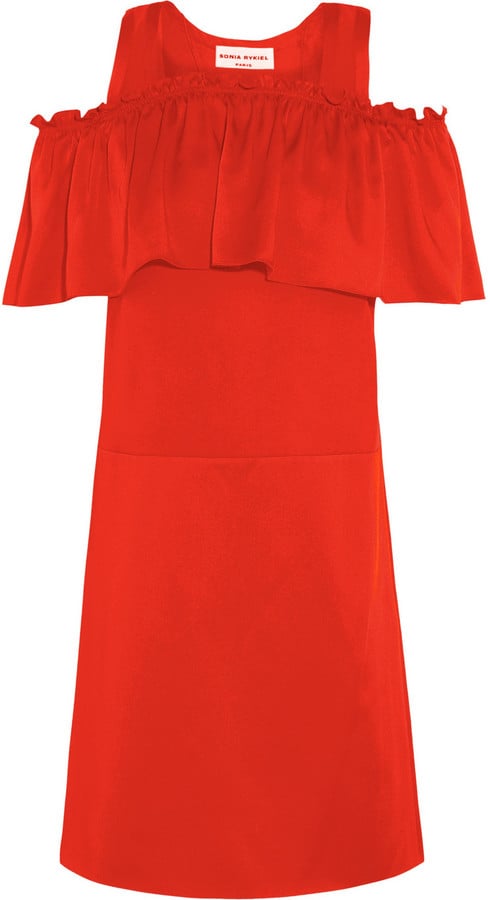 Sonia Rykiel Ruffled Satin Mini Dress ($920)