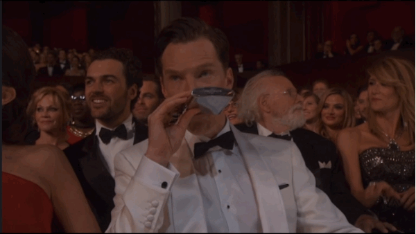 Belligerence: Benedict Cumberbatch, Like One Minute Into the Show
