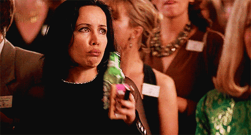 But you can't have a drink because your mouth is numb.
