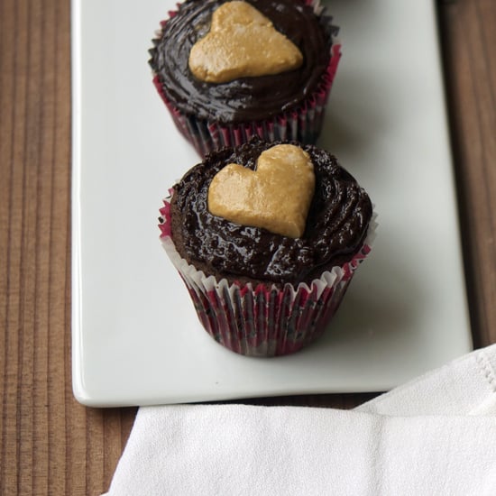 Double Chocolate Cupcakes With Peanut Butter Center Recipe