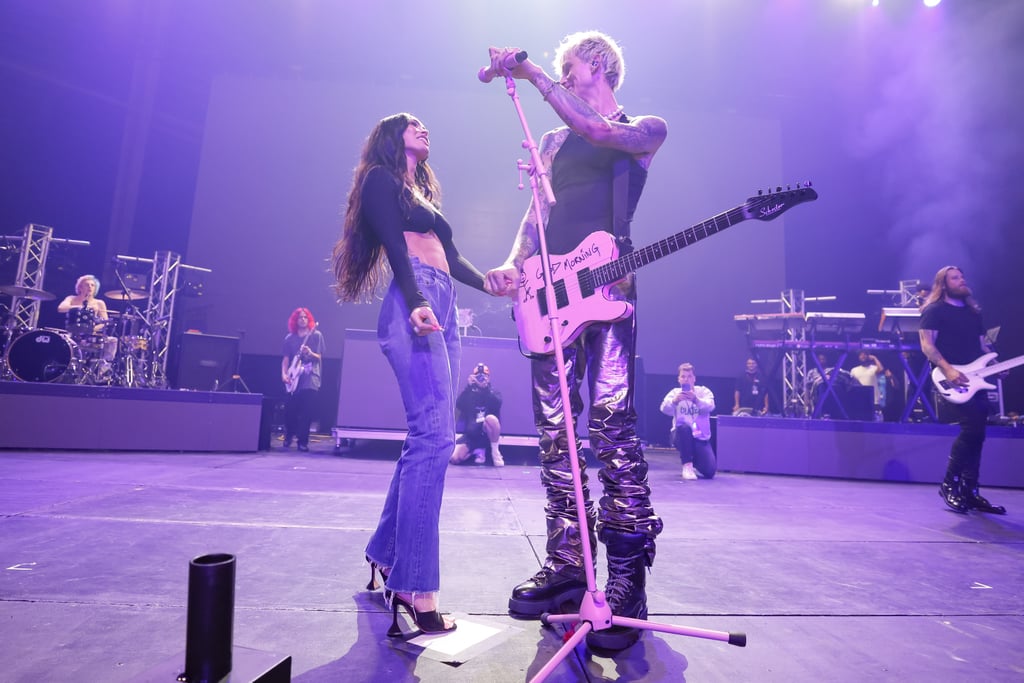 Megan Fox's Crop-Top Outfit on Stage With Machine Gun Kelly