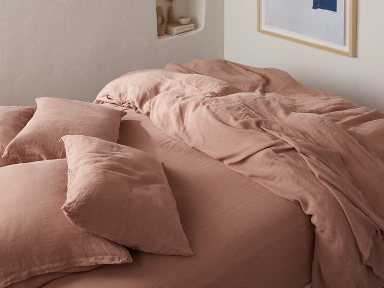 Parachute Linen Sheet Set in Rose