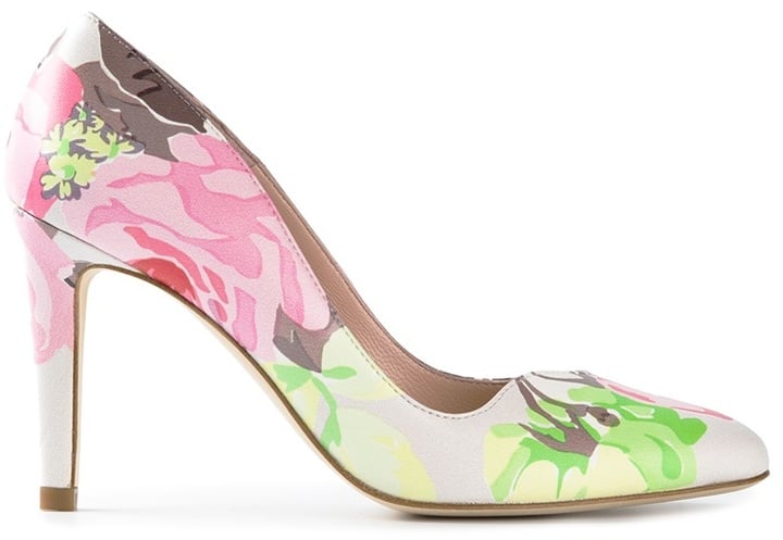 Carven Floral-Print Pumps