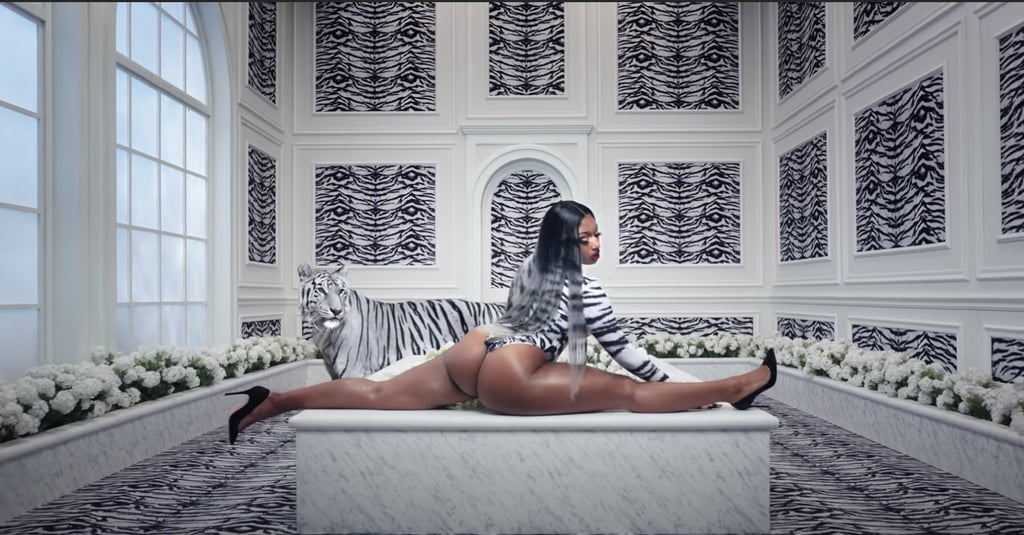 Megan Thee Stallion's White Tiger Extensions