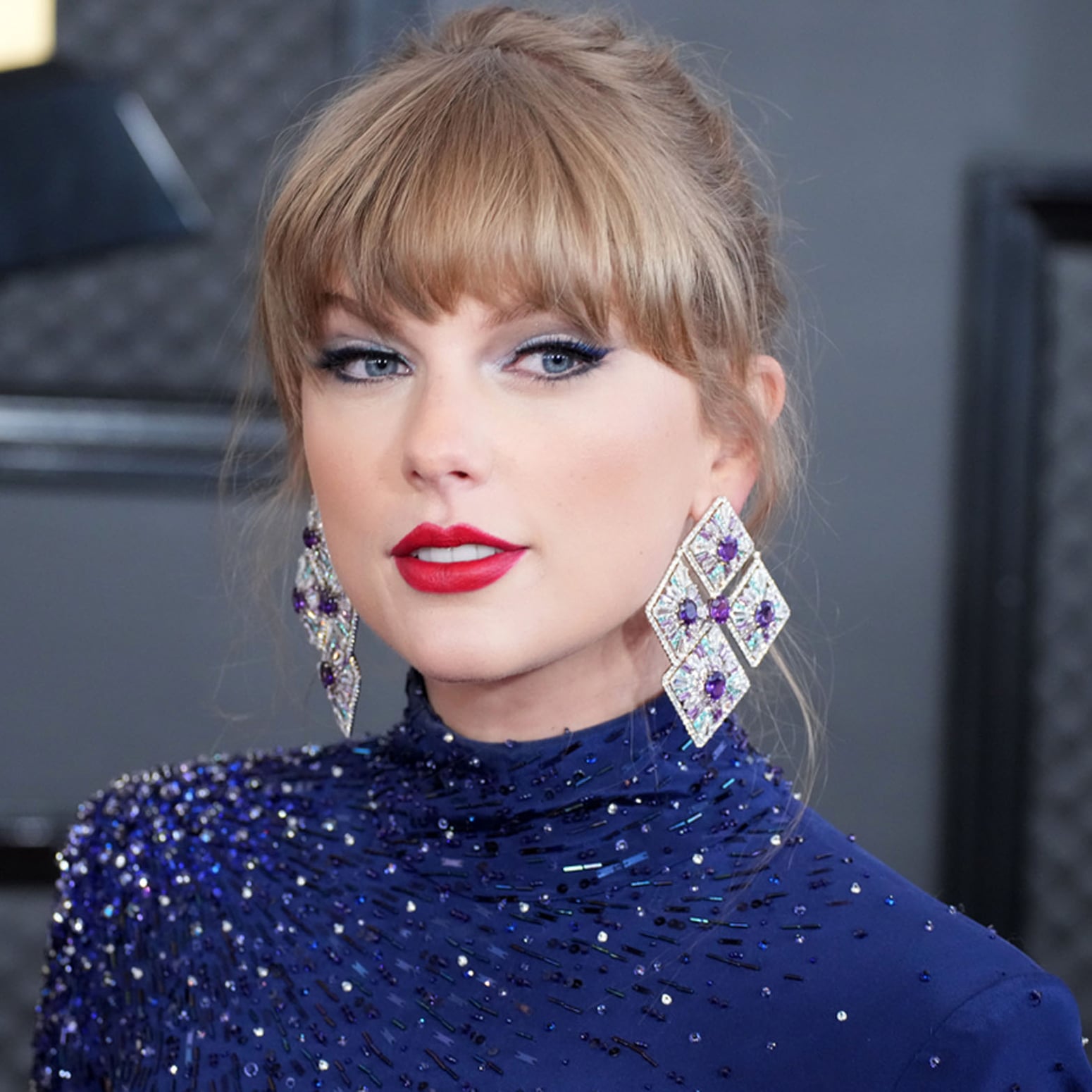 Taylor Swift's Sequin Etro Dress at 2023 Grammys Afterparty POPSUGAR