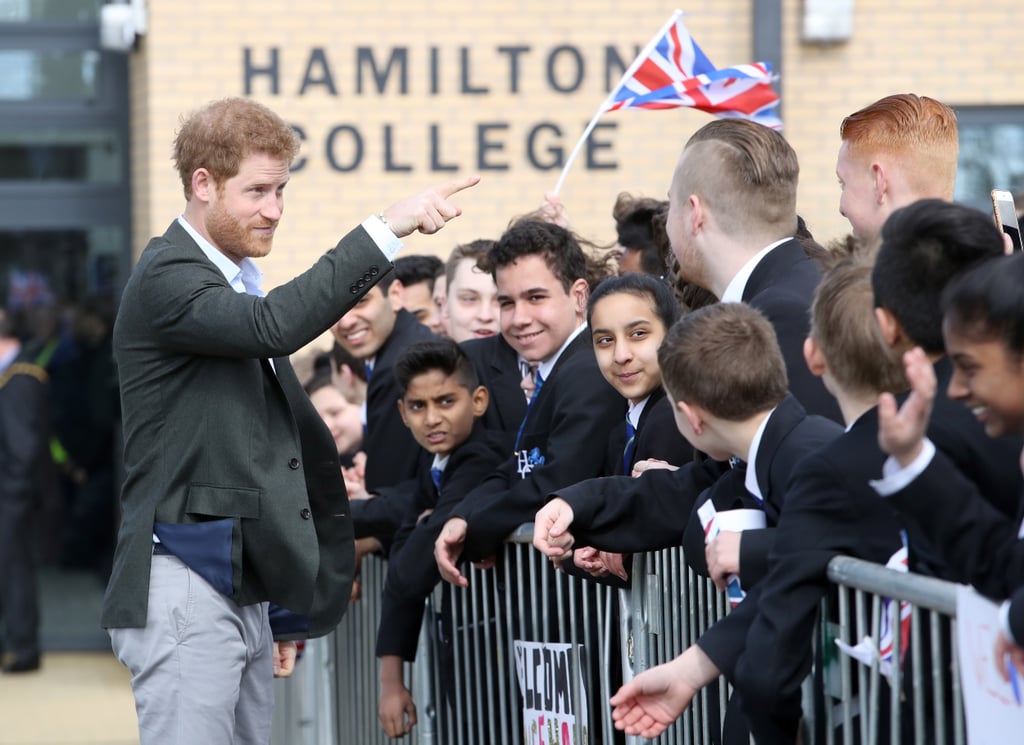 Prince Harry at Hamilton College March 2017