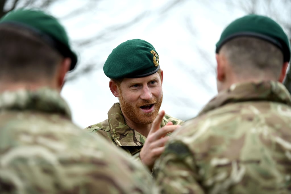 Prince Harry in Uniform at Green Beret Presentation 2019