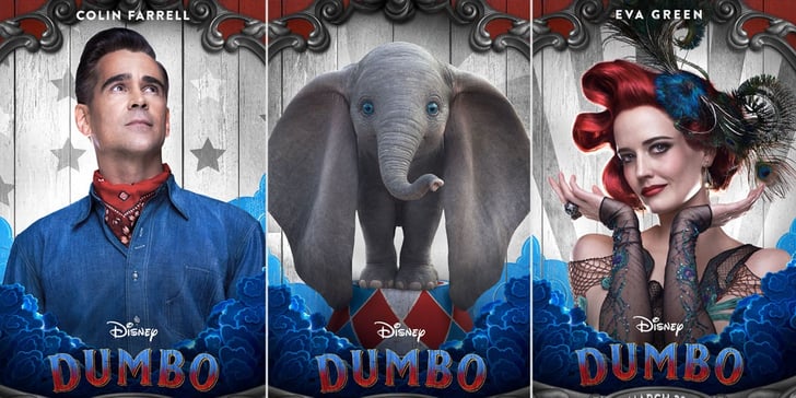 Disney S Live Action Dumbo Character Posters Popsugar Entertainment