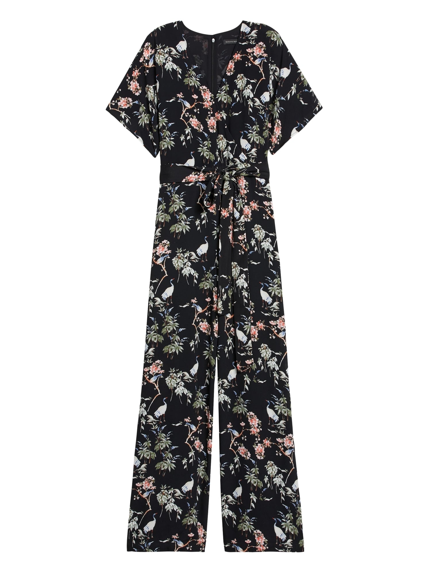 Banana republic floral jumpsuit store