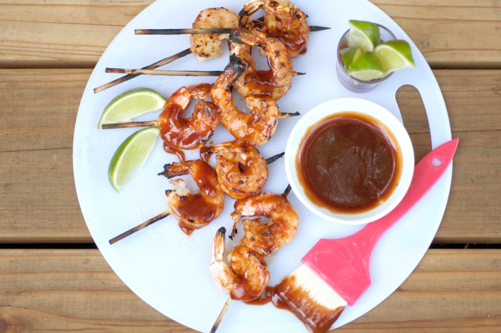 Sriracha-Soy Shrimp Skewers Sriracha-Soy Shrimp Skewers