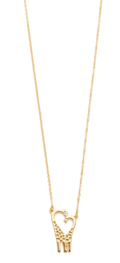 Kate Spade Mom Knows Best Giraffe Necklace ($58) | Jewelry For Moms ...