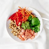 Salmon Garbanzo Bean Veggie Chopped Salad Recipe