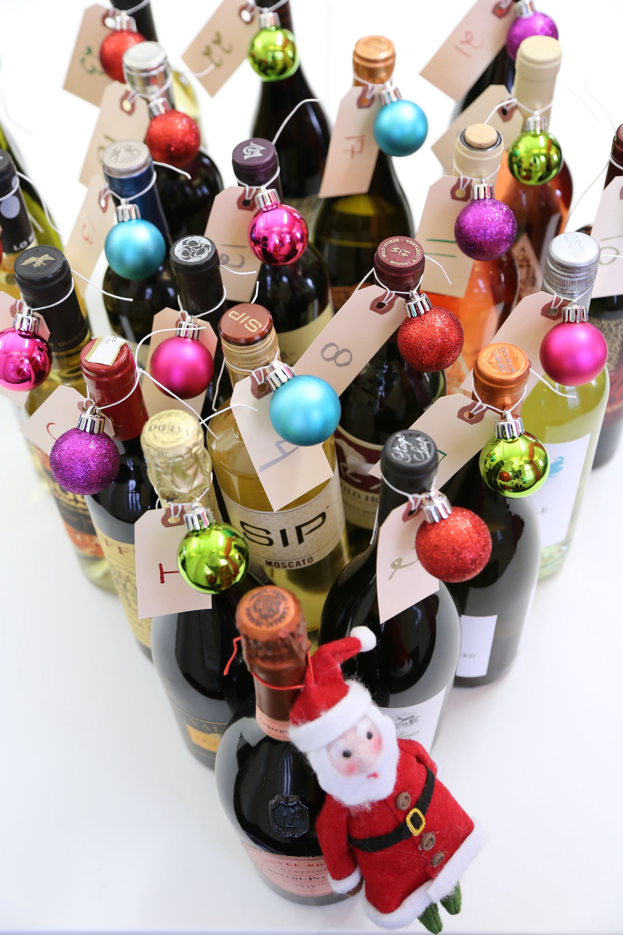 DIY Wine Advent Calendar POPSUGAR Food