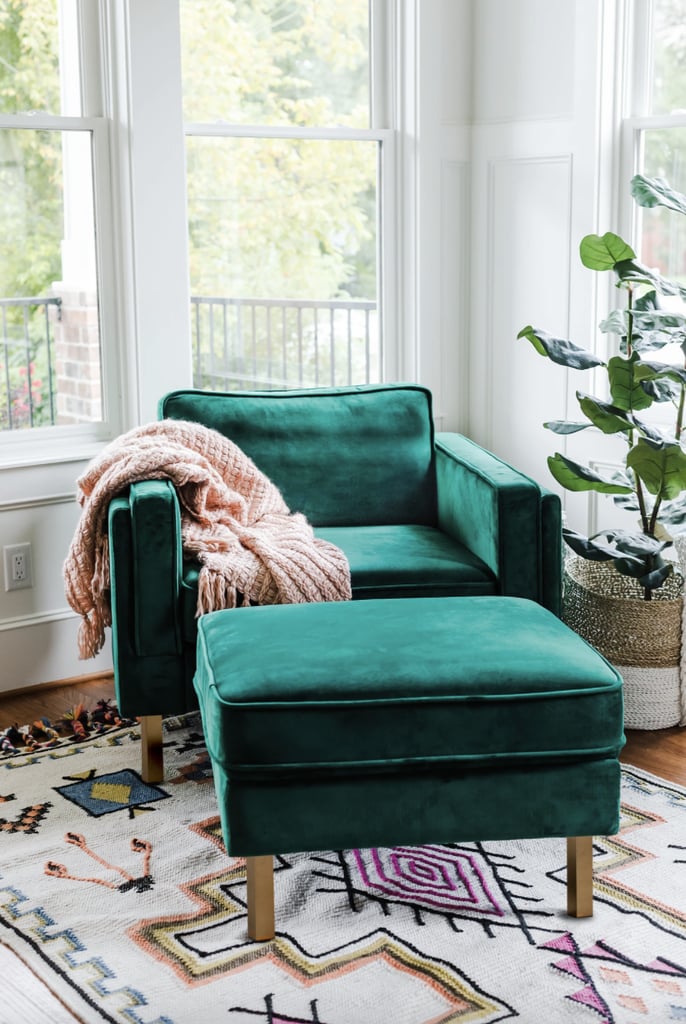 Best Velvet Lounge Chair: Albany Park Albany Armchair