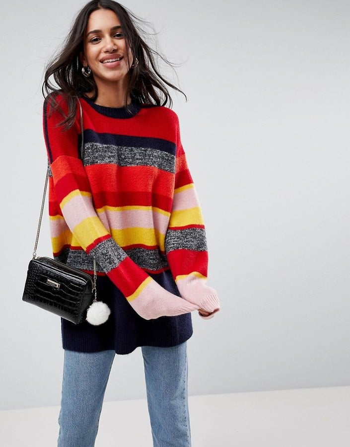 ASOS Oversized Sweater in Stripe