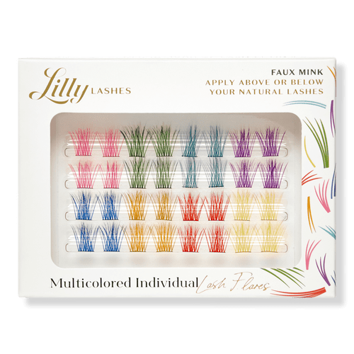 Lilly Lashes Multicolored Individual Faux Mink Lash Flares