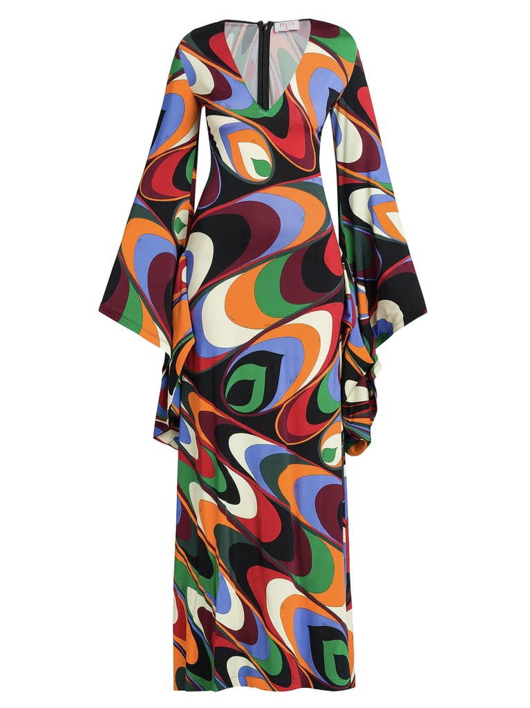 Pucci Printed Bell-Sleeve Gown
