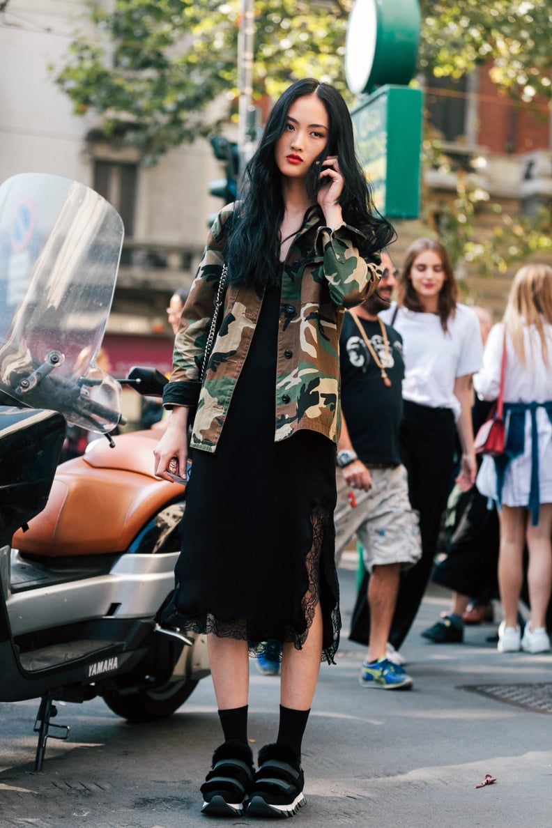 How to Wear a Slip Dress in the Fall POPSUGAR Fashion