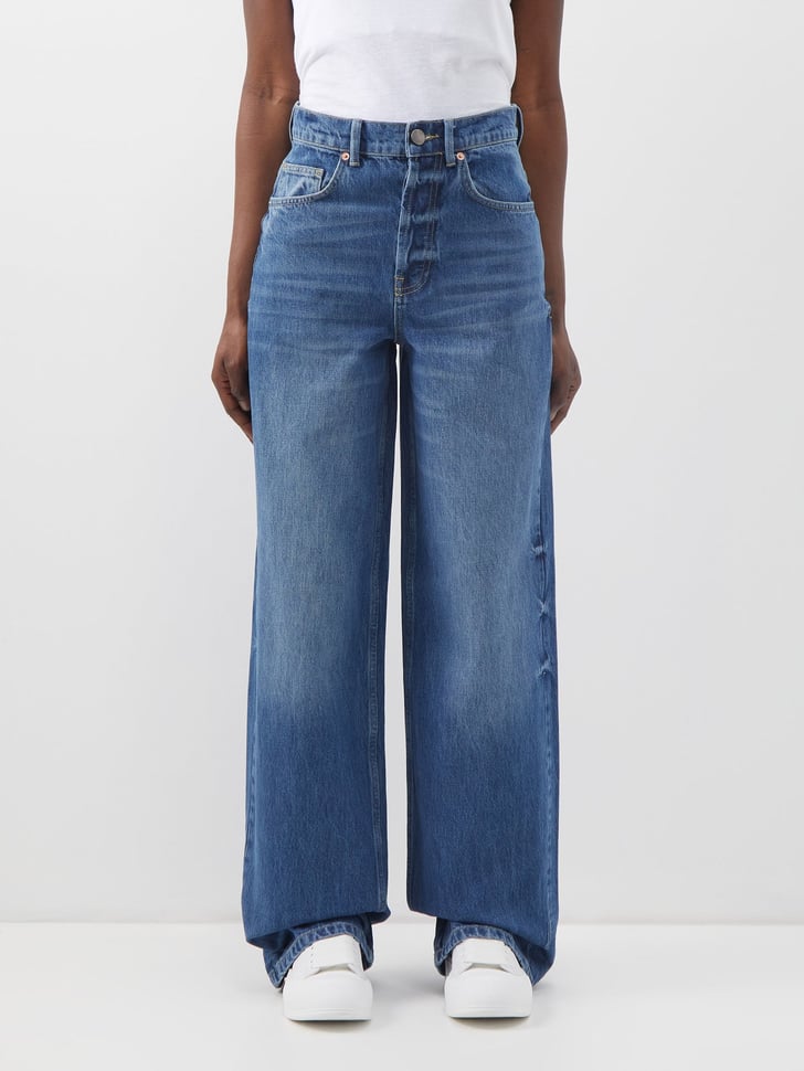 Pooling Wide Leg Jeans Raey 90s Organic Cotton High Waisted Jeans The 8 Biggest Denim Trends 1271