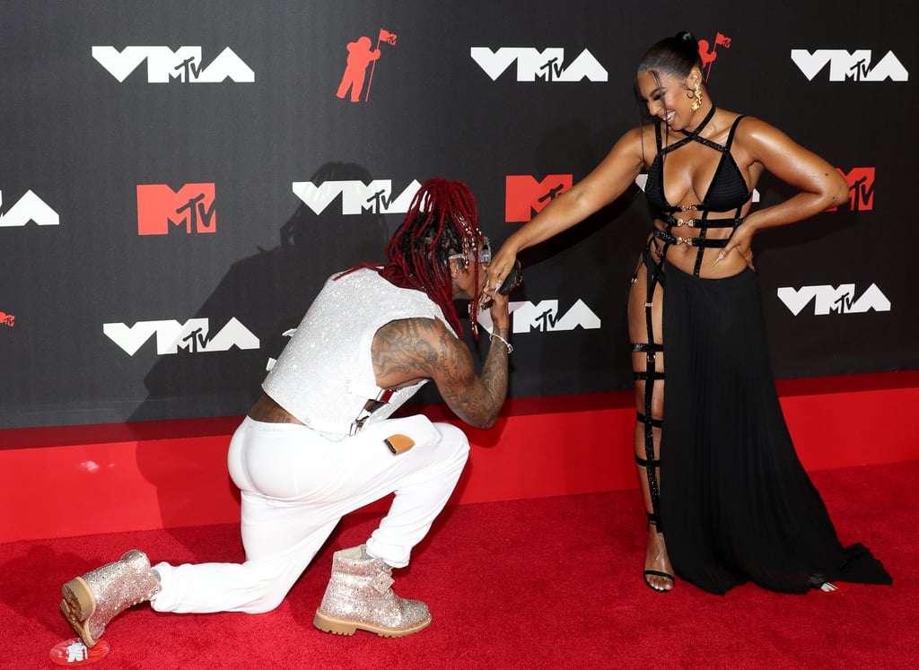 Ashanti Wears Sexy Cutout Dress to 2021 MTV VMAs