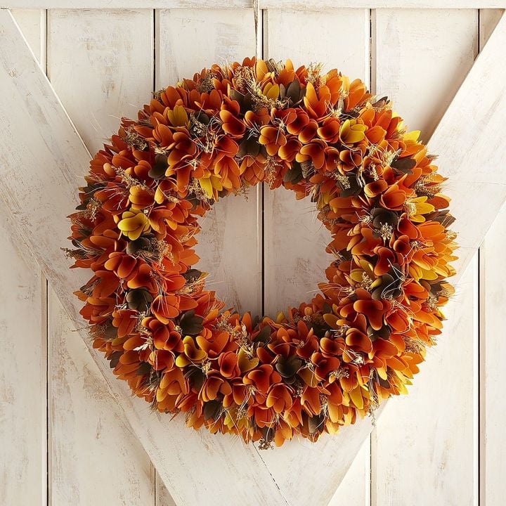 Pier 1 Imports Harvest Wood Curl Wreath