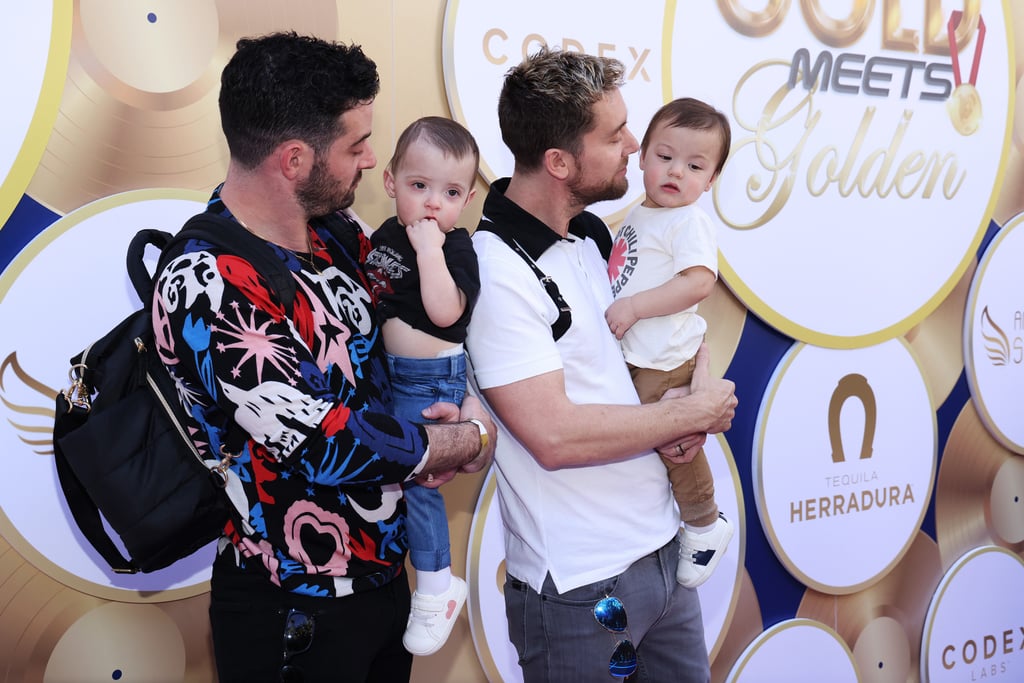 Lance Bass and Michael Turchin Bring Kids to the Red Carpet